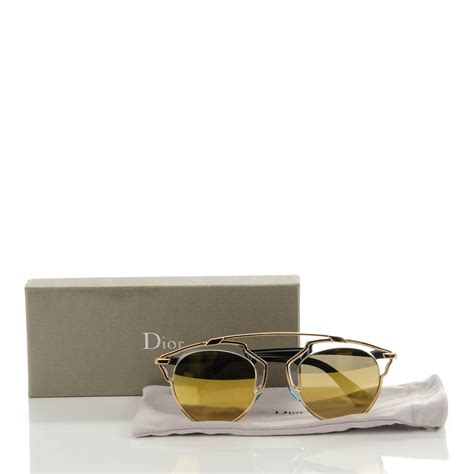 dior so real gold fading|Christian Dior So Real Round Sunglasses .